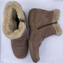 Baretraps faux fur leather tan winter ankle boots women Size 8 1/2 Photo 6