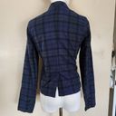 American Eagle Vintage Y2K! Navy/Black Plaid Blazer, Women's XS Photo 3