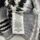 a.n.a  A New Approach Sweater Womens LARGE Grey Black White Striped Knit Pullover Photo 4