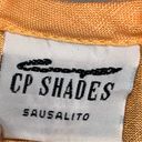 CP Shades NEW  Orange Pure Irish Linen V-Neck Sleeveless Blouse Top Photo 4