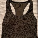 Evolution and creation EVCR | Kendall - Deep Agave Snow Leopard Compression Crop Tank Photo 2