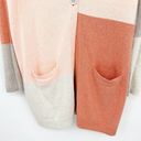 J.Jill  PureJill Womens Color Block Cotton Blend Knit Cardigan Sweater Size M Photo 2