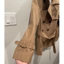 Coach Short Trench Tan Coat Photo 4