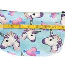 Light Blue Cute Unicorn and Heart Print Makeup Bag Photo 9