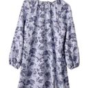 Hill House  the Simone Dress lilac Tonal Floral Long Sleeve Maxi XS NWT Photo 3