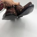 Krass&co Liberty Boot  Women's Western Mules Hand Tooled Floral Braided 8.5 Photo 5