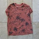 RVCA  RUCA Beach Scene Hawaiian Tropical Tee Sz Small Photo 0