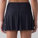 Lululemon  Black Lost in Pace Athletic Skirt Skort Pickleball Tennis Size 2 Tall Photo 2