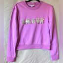 Endless Rose AMOUR  sequin sweatshirt size small in plum NWT Photo 1