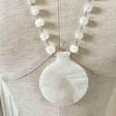 Onyx White  beaded necklace Photo 1