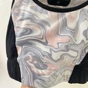 Tuckernuck  Marbled Pink Gray Purple Black Sports Bra Size XS Photo 2