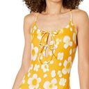 Madewell NWT  second wave yellow floral one piece swim suit Photo 0