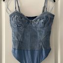 Le lis Denim Bodysuit Photo 0