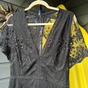 Soho Boho Black lace romper Photo 5