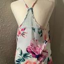 In Bloom  By Jonquil Size Small Pajama Tank Floral Lace Back Adjustable Straps Photo 1