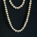 infinity New Endless  96” Strand White Freshwater Baroque Pearl Necklace Photo 1