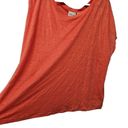 Rachel Zoe  Linen Dolman T-Shirt Top Womens Size 2X Short Sleeve Orange Photo 2