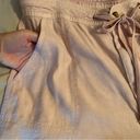 American Eagle  Outfitters Super High Rise Crop Wide Leg Linen Pants Women 16 Reg Photo 8