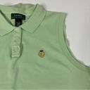 Lauren Ralph Lauren | Green 100% Cotton Sleeveless Polo Shirt Tank Top L Size L Photo 1