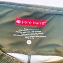 Pure Barre  Wanderlust Green Leggings Black Pebbled Small Photo 5