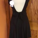 Soprano NWT  Black Plunging Sexy Fit & Flare Dress Photo 13