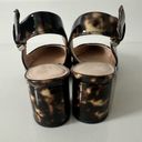 Kate Spade  Mika Tortoise Patent Leather Slingback Low Heel Brown Caramel Size 6 Photo 8