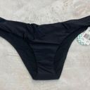 Raisin's  Women's Solid Black Bikini Bottom $38 Cheeky Hipster Large Photo 0