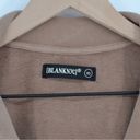 BLANK NYC  Terry 1/4 Zip Pullover Sweatshirt and Joggers Matching Set Tan XS Photo 7