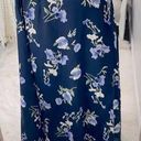 Lane Bryant Vintage  navy blue floral skirt size 22/24 Photo 0