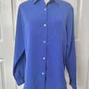 Krass&co Jones and  blue long sleeved button down shirt Photo 0