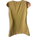 The Moon Olivia Yellow Gray Striped Tank M Photo 3