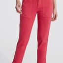 Pistola NWT  X Revolve Erin High Rise Utility Crop Straight Leg Pant In Hibiscus Photo 1