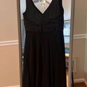 Jones New York  Sateen Fit and Flare Cocktail Dress Size 8 Blue Photo 1