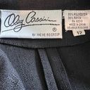 Oleg Cassini  Long Black Blazer/Coat SIZE 12 Photo 3