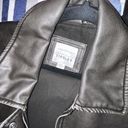 American Eagle Leather Bomber Jacket Photo 3