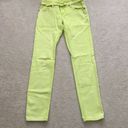 City Streets Electric Lime Green Color Jeans w/ Belt Photo 2