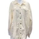 Pretty Little Thing  Oversized Button Down Shirt Dress Size 2X CREAM color Photo 0