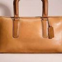 Coach  Slim Leather Briefcase Purse Bag in rich brown cherry leather - RARE! Photo 14