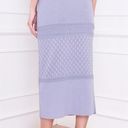 Keepsake  Bulletin Lavender Knit Midi Skirt with Belt Photo 4