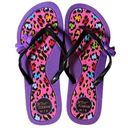 Betsey Johnson  Women’s Colorful Leopard Print Flip Flops Size 7/8 Photo 0