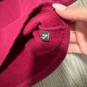 Gymshark  Funnel Neck Cropped Women’s Workout Hoodie Burgundy Red Exercise Small Photo 5