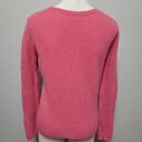 Adrienne Vittadini  dusty pink cashmere crewneck sweater size medium Photo 3