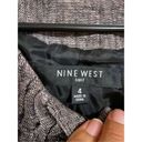 Nine West  Mini Suit Jacket Coat Gray Black Sahara Night Women's Size 4 Photo 2