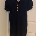 Juicy Couture  | Navy Knit Dress Small Gold Buttons Photo 0