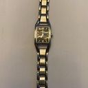 DKNY Women’s Silver Bracelet Link Watch with Black Accents Photo 3