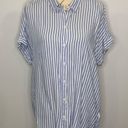 Beach Lunch Lounge ‘Spencer’ striped short sleeve camp shirt M Photo 2