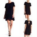 Bobeau  Cutout Ladder Back Crepe Shift Tee-Dress Photo 2