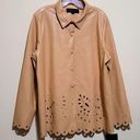 Marc New York NWT  Tan Faux leather Jacket Sz Xlarge Photo 1