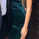 by the way. Emerald Green Strapless Dress Photo 1