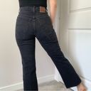 Riders By Lee VINTAGE Lee Riders Black Denim High Rise High Waisted Straight Leg Fit Jeans Photo 7